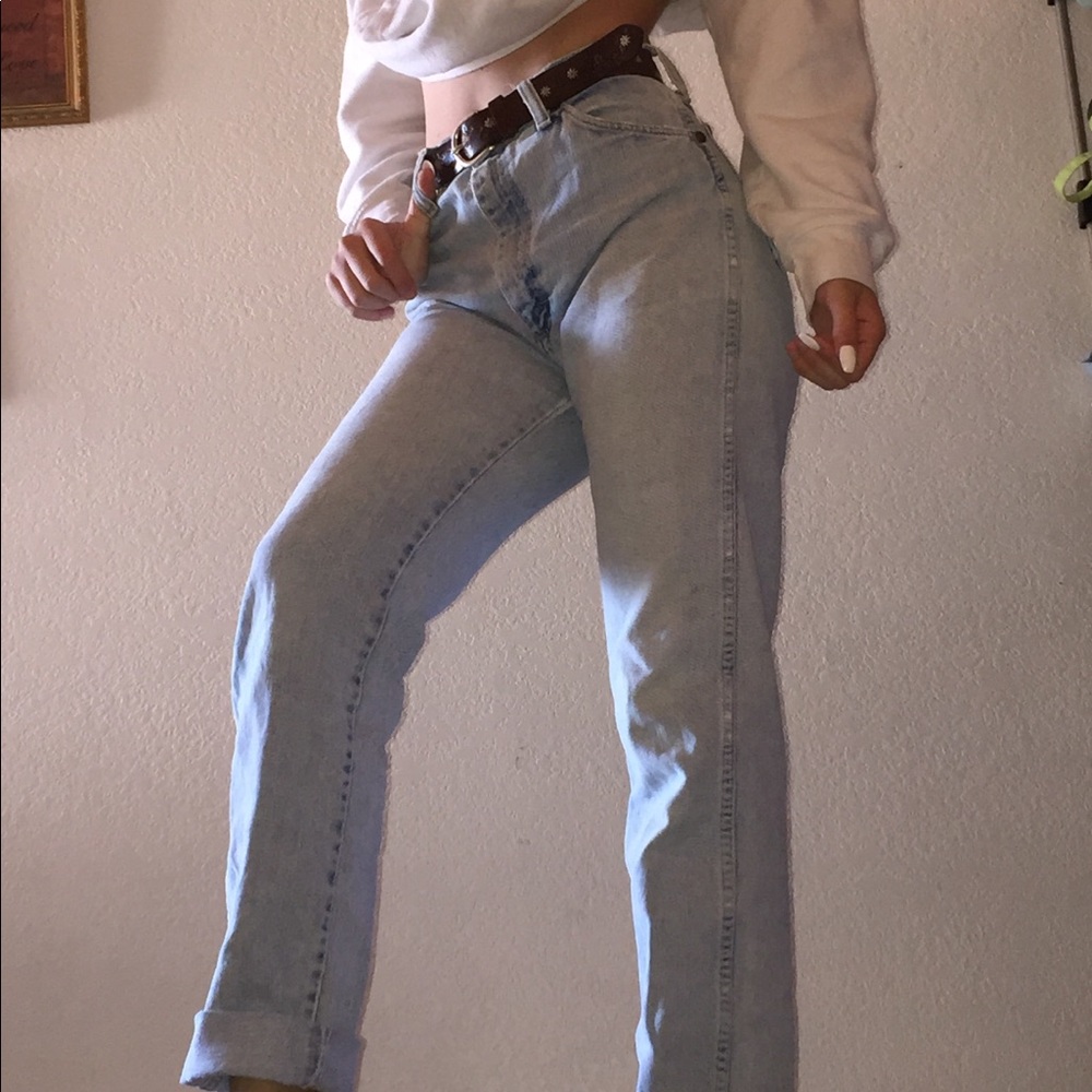 Light Blue Wrangler Mom Jeans